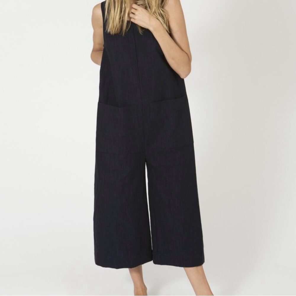 Ilana Kohn Black Wide-Leg Sleeveless Jumpsuit